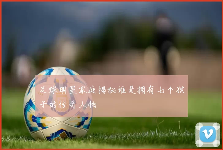 足球明星家庭揭秘谁是拥有七个孩子的传奇人物