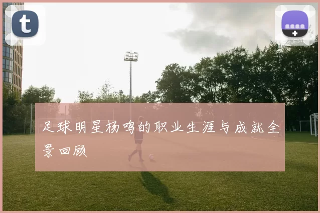 足球明星杨鸣的职业生涯与成就全景回顾